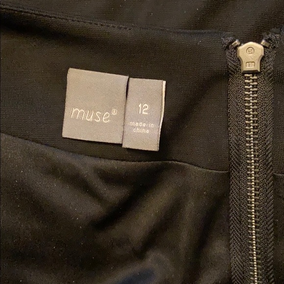 $175 Muse Dress SEXY Black & Grey NWT 12 - Picture 9 of 9